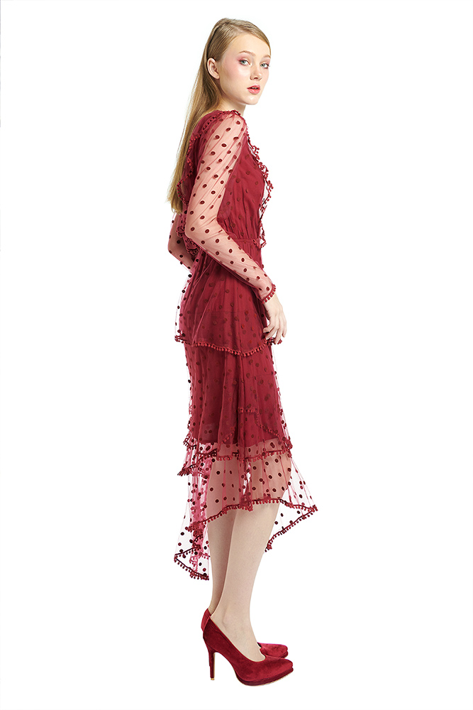 side view of the dress